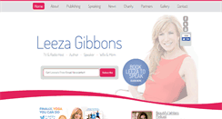 Desktop Screenshot of leezagibbons.com